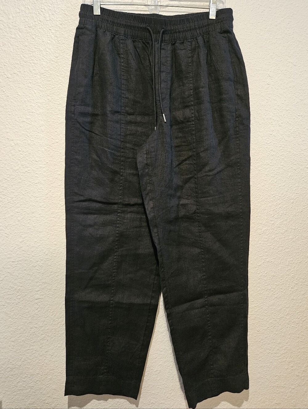 Athleta Linen Stretch Pull On Trouser Pants Size S